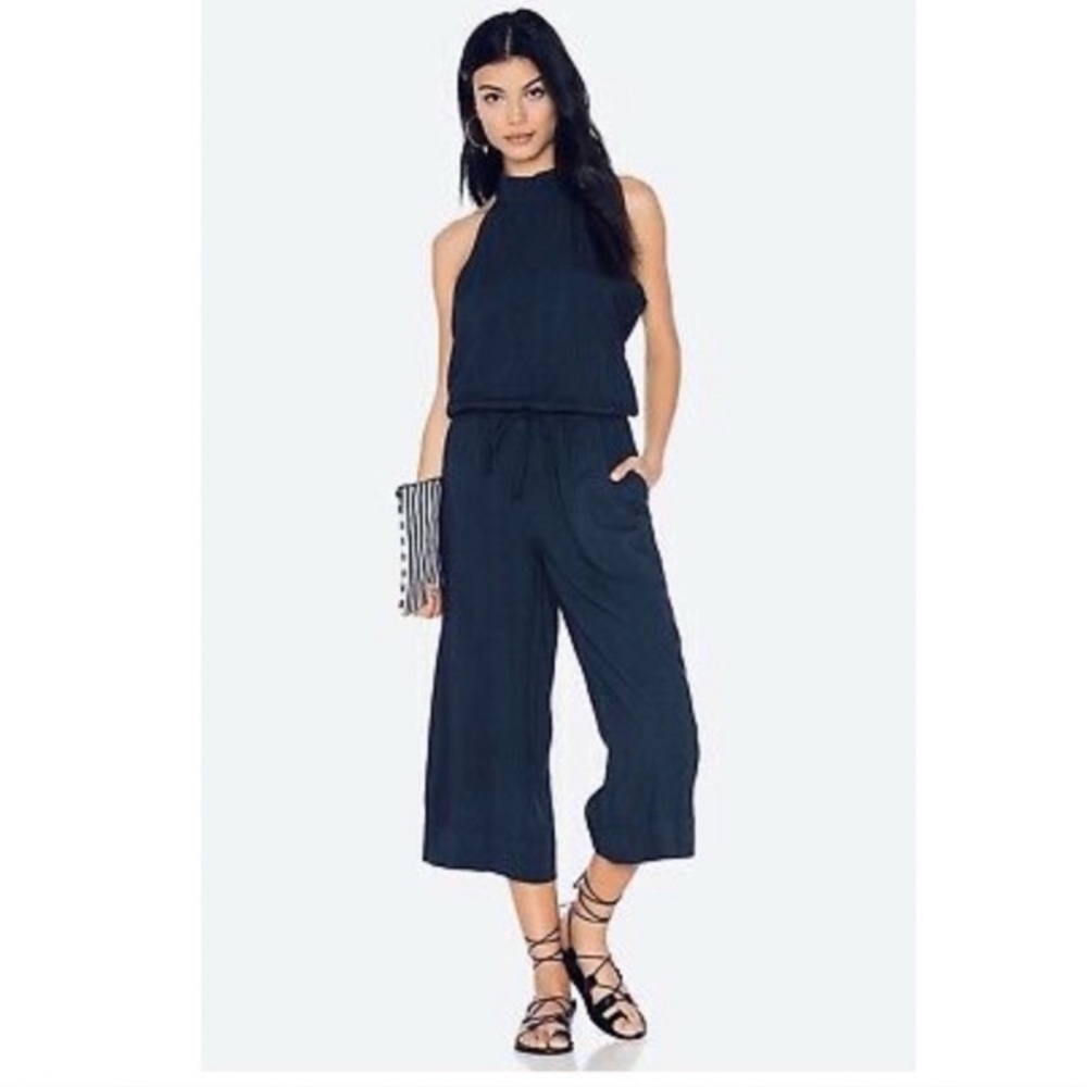 cloth & stone Bella Dahl dark denim jumpsuit sz XS